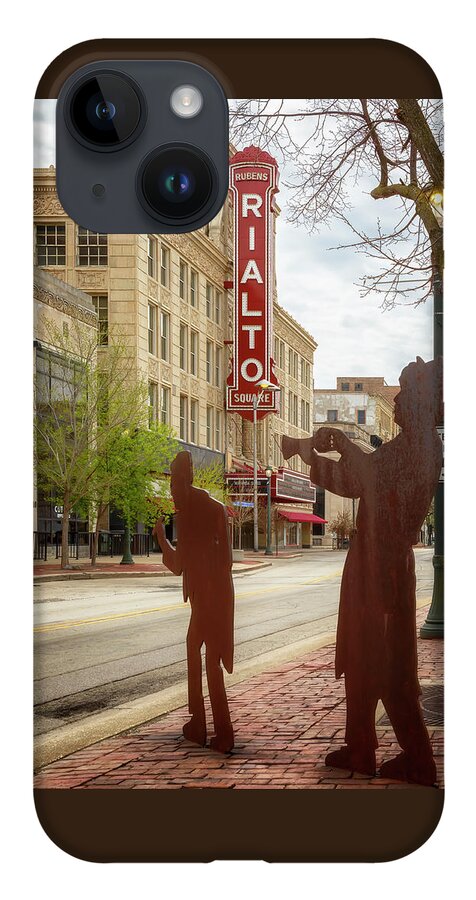 Rialto Joliet Illinois iPhone 14 Case featuring the photograph The Marx Brothers at the Rialto Theatre by Susan Rissi Tregoning