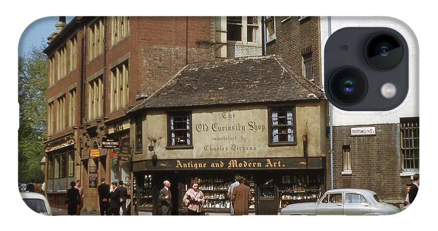 Charles Dickens iPhone Case featuring the photograph The Old Curiosity Shop 1957 by Jeremy Butler