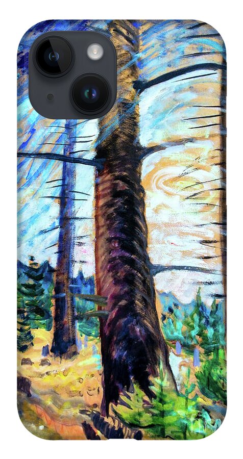 Old iPhone 14 Case featuring the painting The Old Fir Tree by Emily Carr 1937 by Emily Carr
