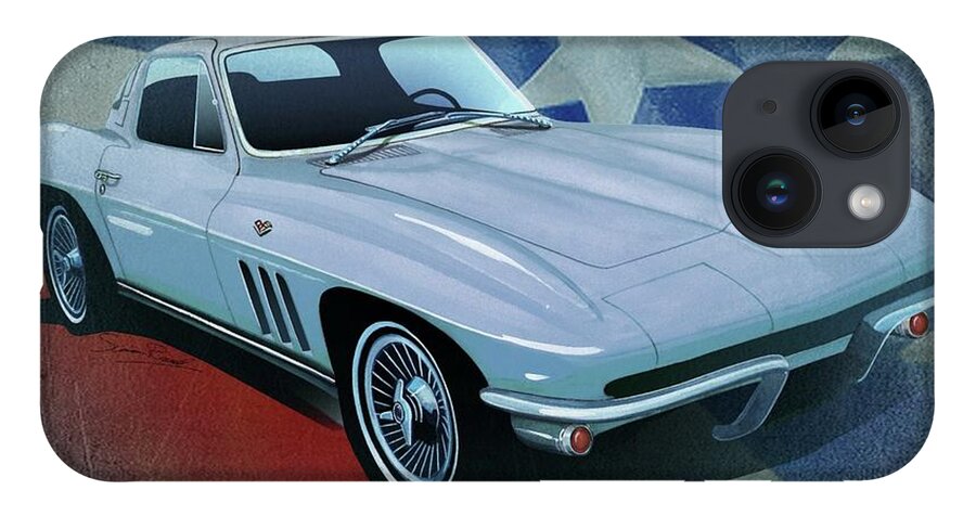 Art iPhone Case featuring the mixed media The Original Stingray 1963 by Simon Read