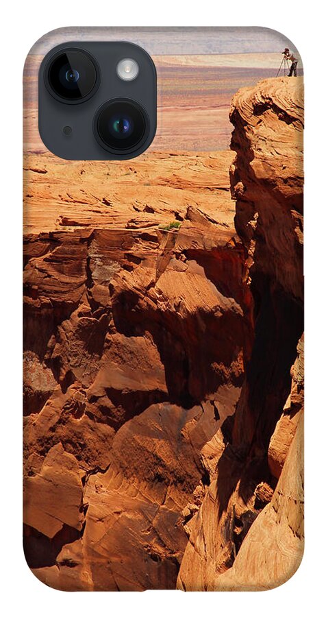 The Photographer iPhone 14 Case featuring the photograph The Photographer by Mike McGlothlen