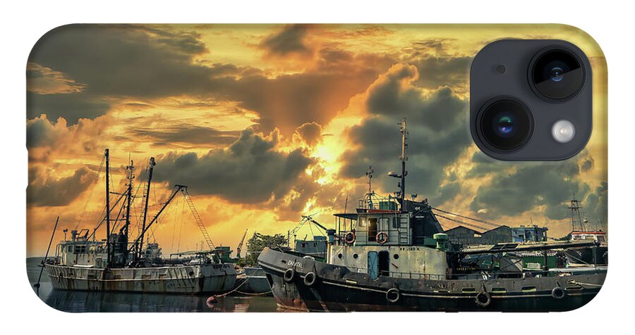 Cienfuegos iPhone 14 Case featuring the photograph The seaport of Cienfuegos by Micah Offman