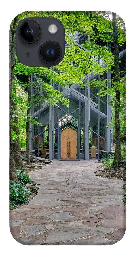 The Thorncrown Chapel In Eureka Springs Arkansas iPhone 14 Case featuring the photograph The Thorncrown Chapel Eureka Springs Arkansas by Robert Bellomy