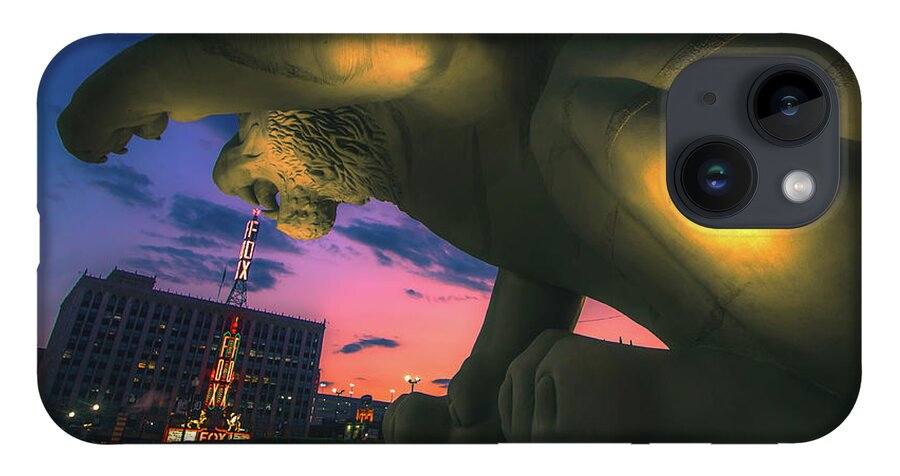 Detroit iPhone 14 Case featuring the photograph The Tiger and the Fox by Jay Smith