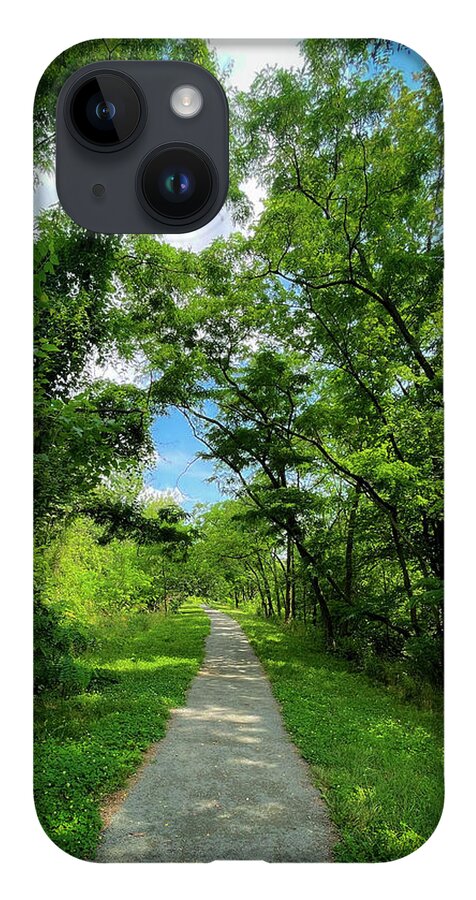 Landscapes iPhone 14 Case featuring the photograph The Usual Trail by Lora J Wilson