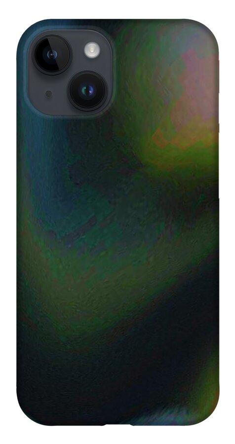 Translucent iPhone 14 Case featuring the digital art The watcher by Glenn Hernandez