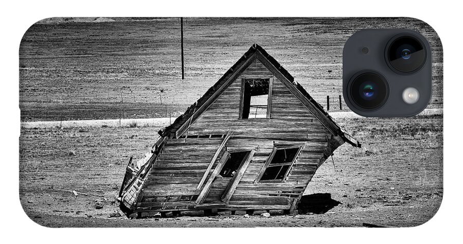Homestead iPhone Case featuring the photograph There was a Crooked House by Mary Lee Dereske