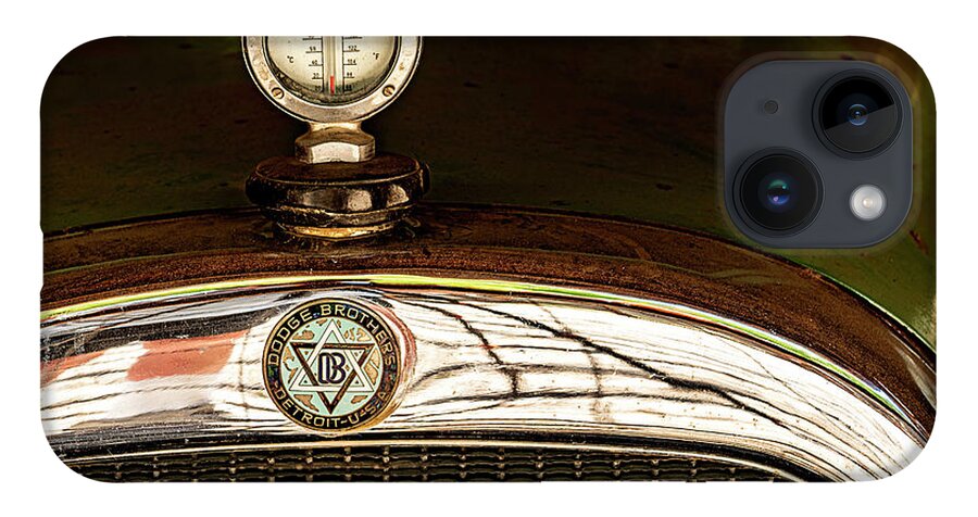  iPhone Case featuring the photograph Thermometer Hood Ornament by Al Judge