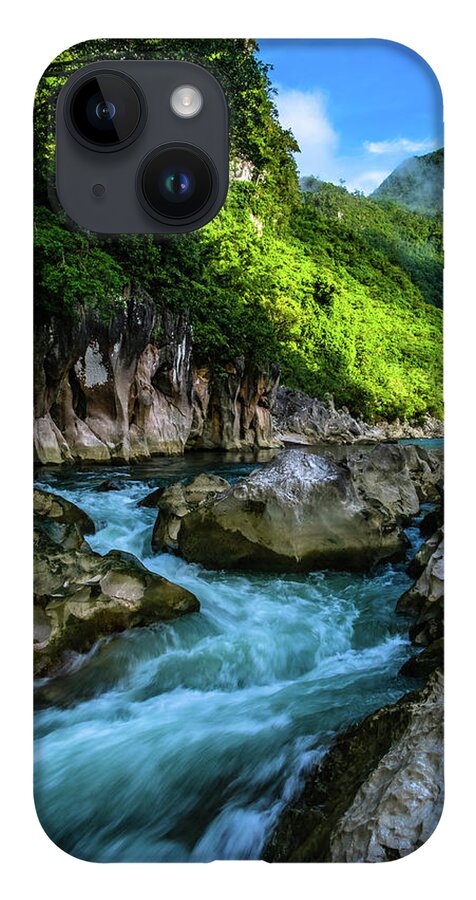 Rizal iPhone 14 Case featuring the photograph Tinipak River in Tanay by Arj Munoz