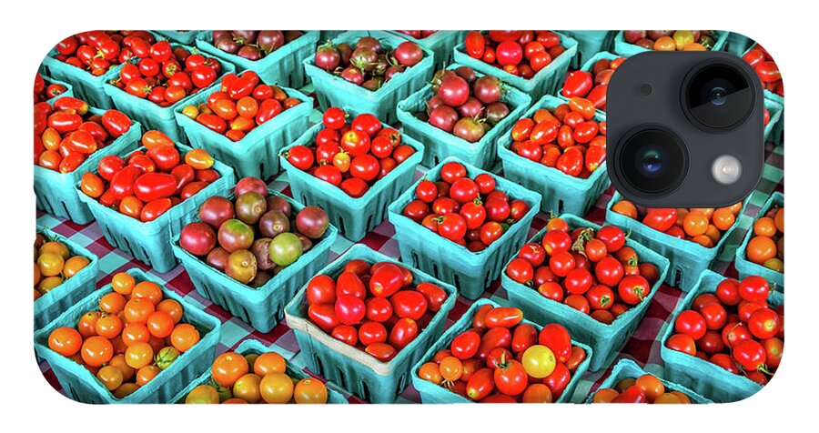 Tomatoes iPhone 14 Case featuring the photograph Tomatoes Galore by Elvira Peretsman