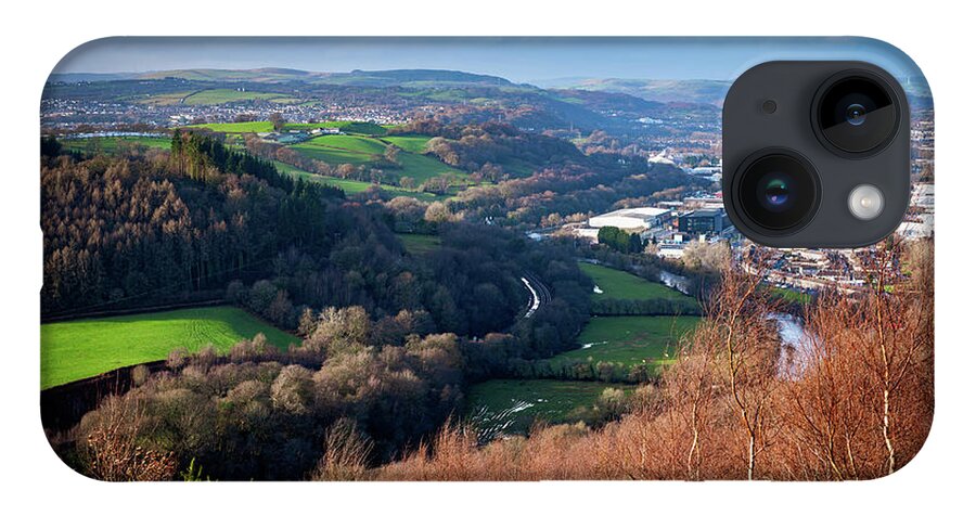Treforest Industrial Estate iPhone 14 Case featuring the photograph Treforest Estate by Gavin Lewis