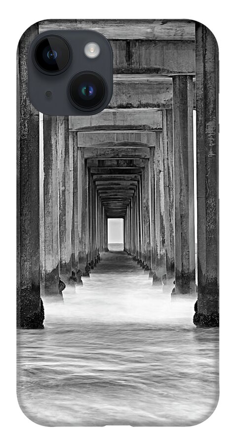 Scripps-pier iPhone Case featuring the photograph Under Scripps Pier by Gary Johnson