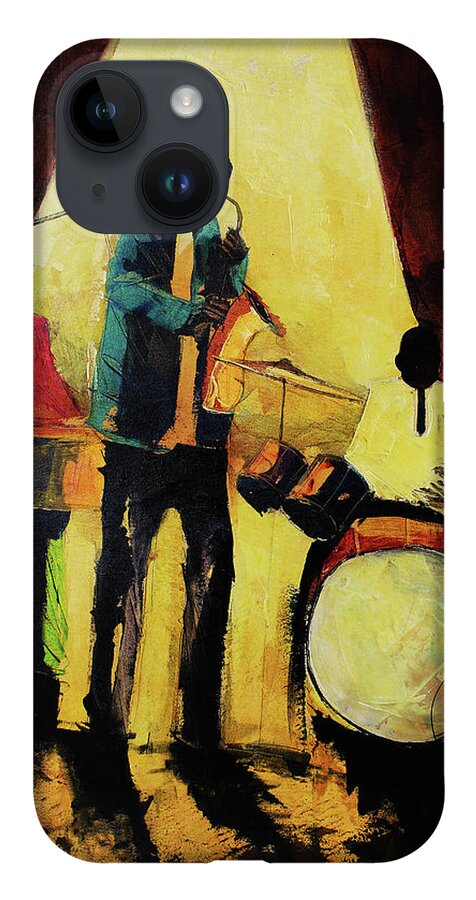 Nni iPhone Case featuring the painting Under The light by Ndabuko Ntuli