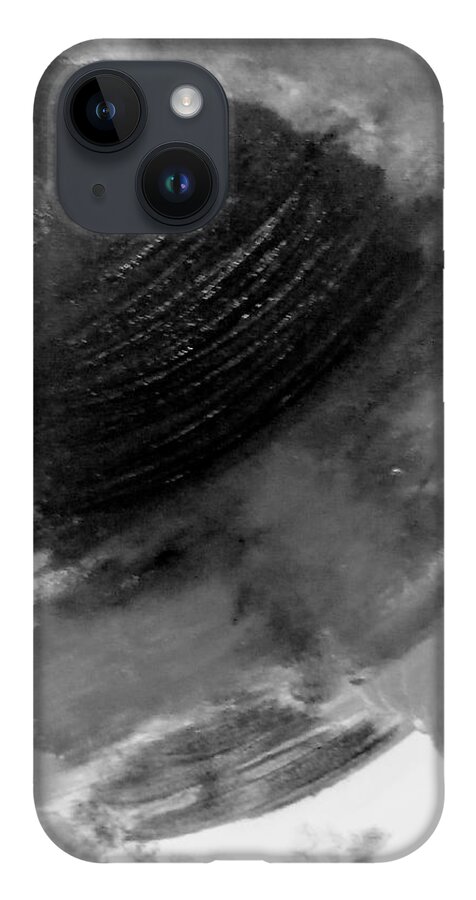 Ufo iPhone Case featuring the painting Unexpained UFO by Anna Adams
