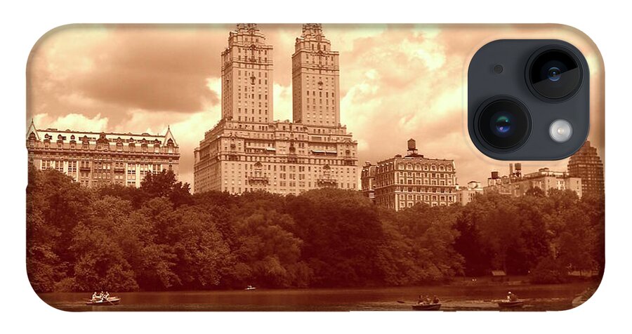 Central Park Print iPhone 14 Case featuring the photograph Upper West Side and Central Park, Manhattan by Monique Wegmueller