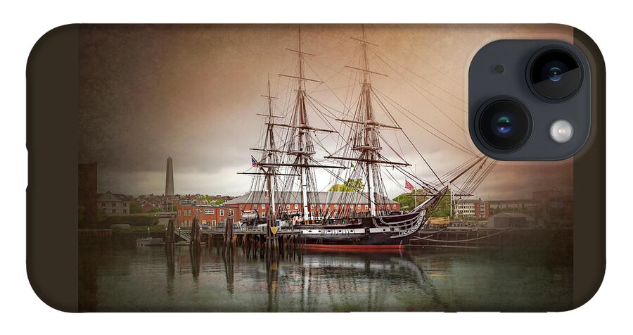 Boston iPhone Case featuring the photograph USS Constitution Boston by Carol Japp
