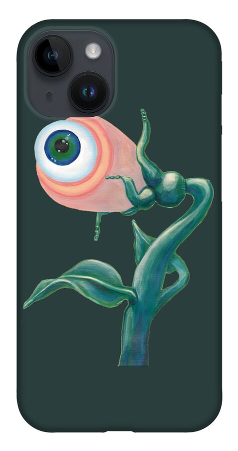 Surreal iPhone 14 Case featuring the painting Venus Eye Snap by Vicki Noble
