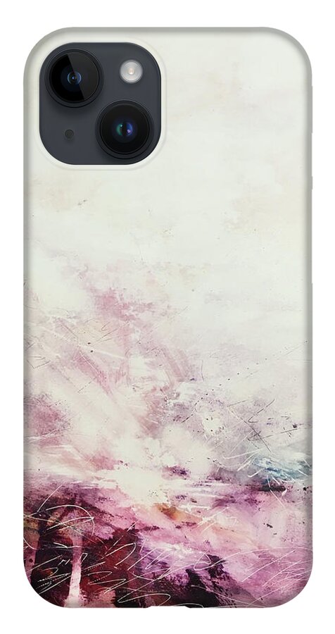 Abstract Art iPhone Case featuring the painting Vestige of a Glorious Crown by Rodney Frederickson