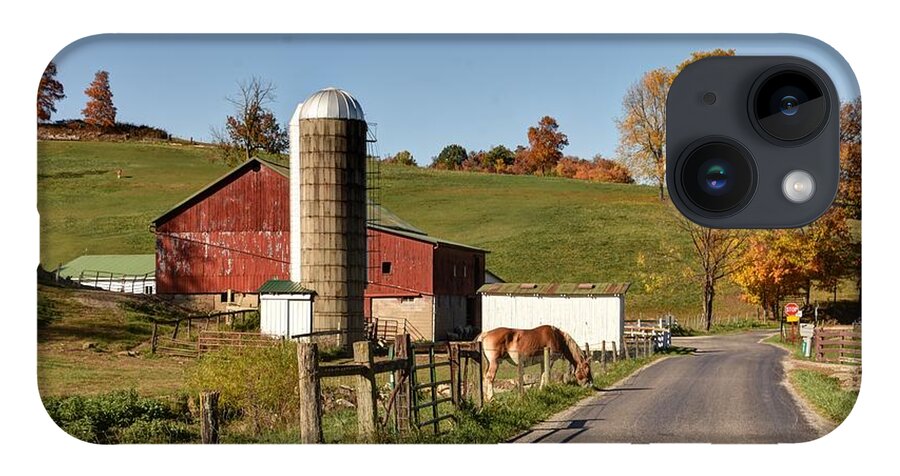 Fall iPhone Case featuring the photograph Walnut Creek Farm by Ann Bridges