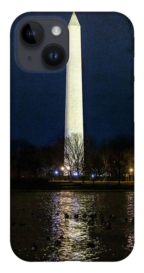 Washington D.c. iPhone 14 Case featuring the digital art Washington Monument by SnapHappy Photos