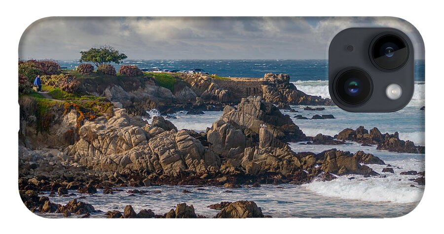 Pacific Grove iPhone 14 Case featuring the photograph Watching Winter Waves by Derek Dean