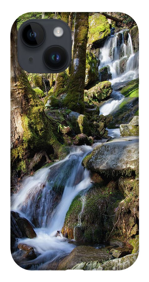 Tennessee iPhone 14 Case featuring the photograph Waterfall In The Smokies by Phil Perkins