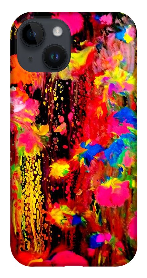 Flowers iPhone Case featuring the painting Giving Life by Anna Adams