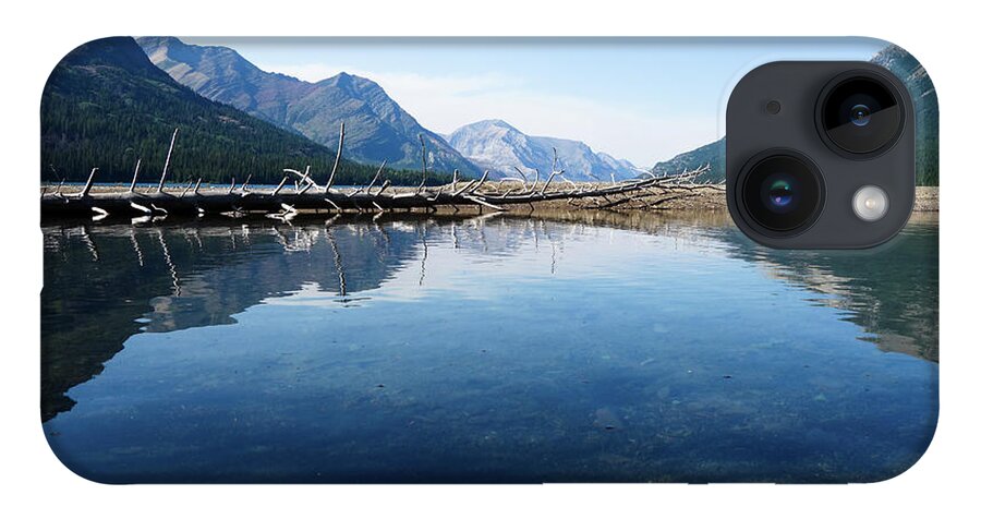 Alberta iPhone 14 Case featuring the photograph Waterton Lake During the Day by Wilko van de Kamp Fine Photo Art