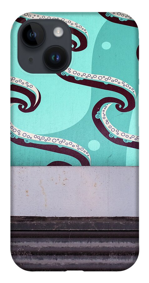 Abstract iPhone 14 Case featuring the photograph Wavy Bubbles by Christi Kraft