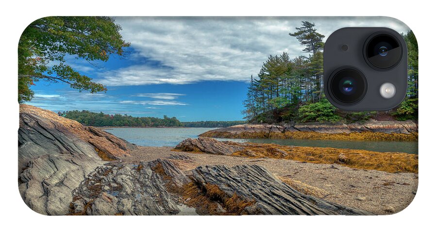 Wolfe Neck Woods State Park iPhone 14 Case featuring the photograph What a View by Penny Polakoff