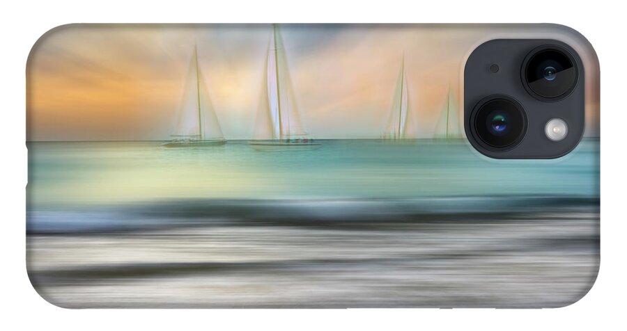 Boats iPhone Case featuring the photograph White Sails Dreamscape by Debra and Dave Vanderlaan