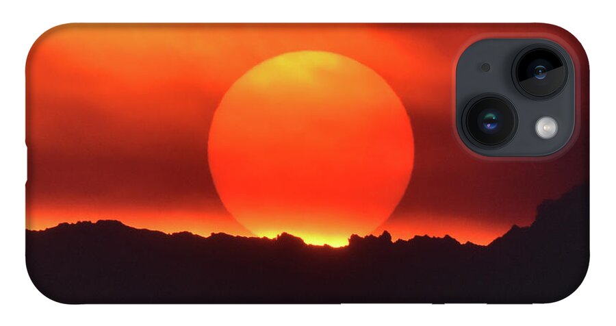 Sun iPhone Case featuring the photograph Wildfire Sunset by Ben Foster