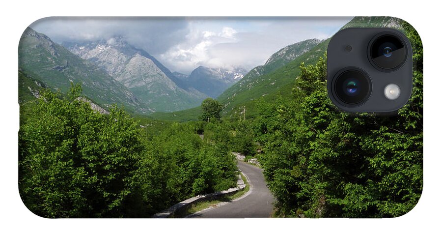 Theth iPhone 14 Case featuring the photograph Winding Road to Theth - Albania by Phil Banks