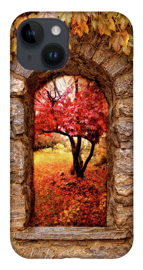 Nature iPhone 14 Case featuring the photograph Window to Autumn by Jessica Jenney