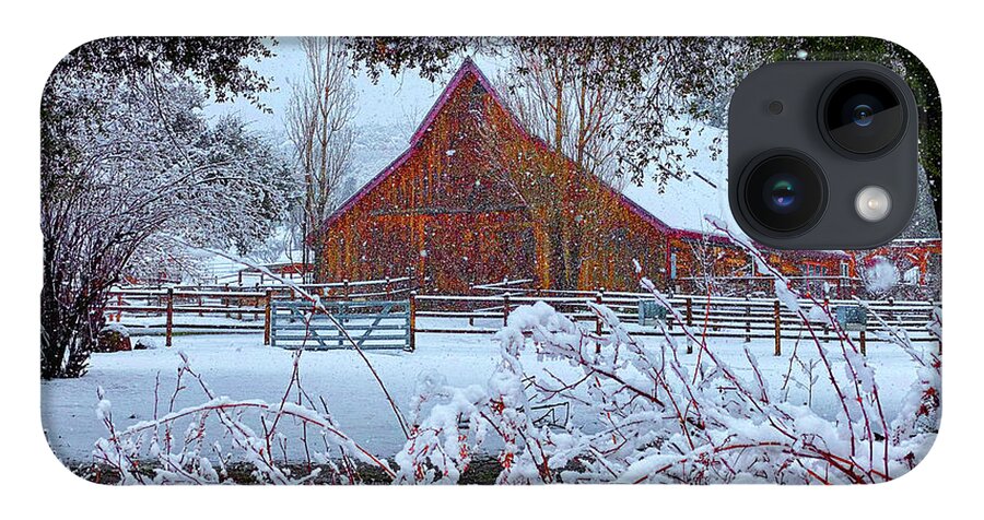 Barn iPhone 14 Case featuring the photograph Winter on the Farm by Dan McGeorge