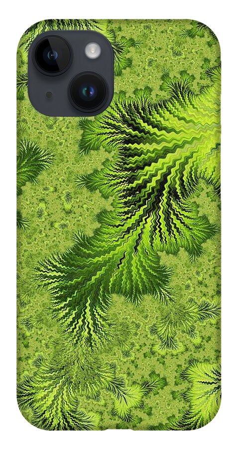 Fractal iPhone Case featuring the digital art Wood Element #6 by Mary Ann Benoit