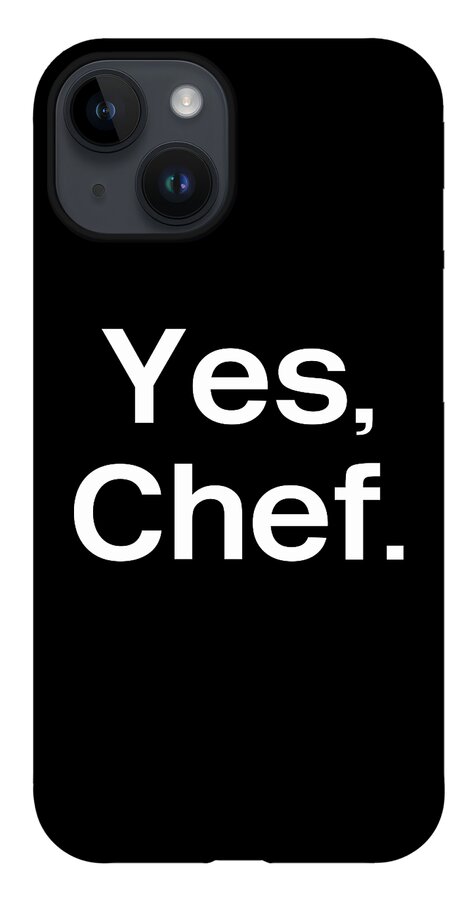 Yes Chef iPhone Case featuring the mixed media Yes Chef- Art by Linda Woods by Linda Woods