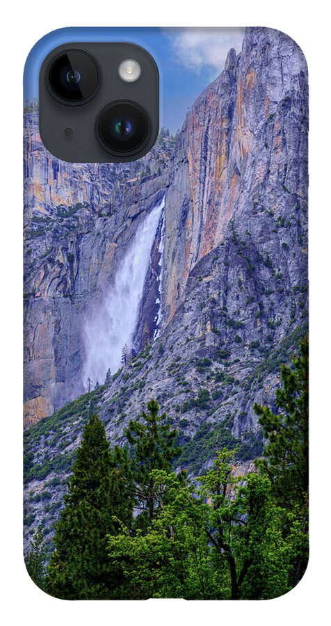 Yosemite Falls iPhone 14 Case featuring the photograph Yosemite Falls in Spring 2 by Lindsay Thomson