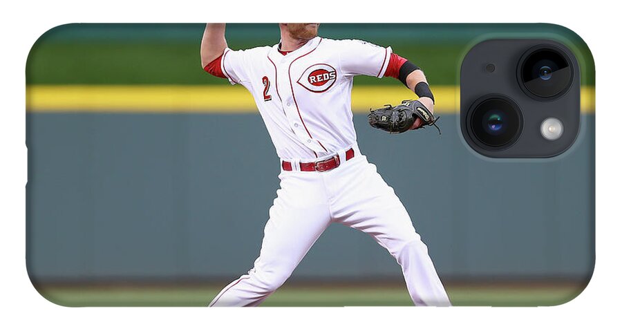 Great American Ball Park iPhone 14 Case featuring the photograph Zack Cozart by Andy Lyons