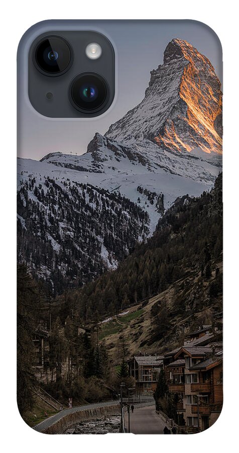 Switzerland iPhone 14 Case featuring the photograph Zermatt Switzerland by Robert Fawcett