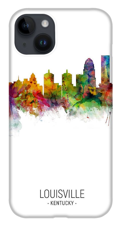 Louisville Kentucky City Skyline iPhone 14 Plus Case by Michael Tompsett -  Fine Art America