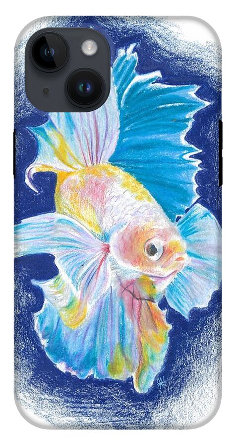 Rainbow Beta Fish iPhone 14 Plus Tough Case by Jenna Blank Page - Jenna  Blank Page - Artist Website