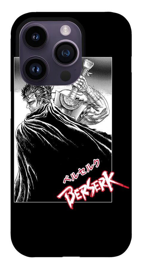 Berserk Novel Guts Anime iPhone 14 Pro Case by Anime Art - Pixels