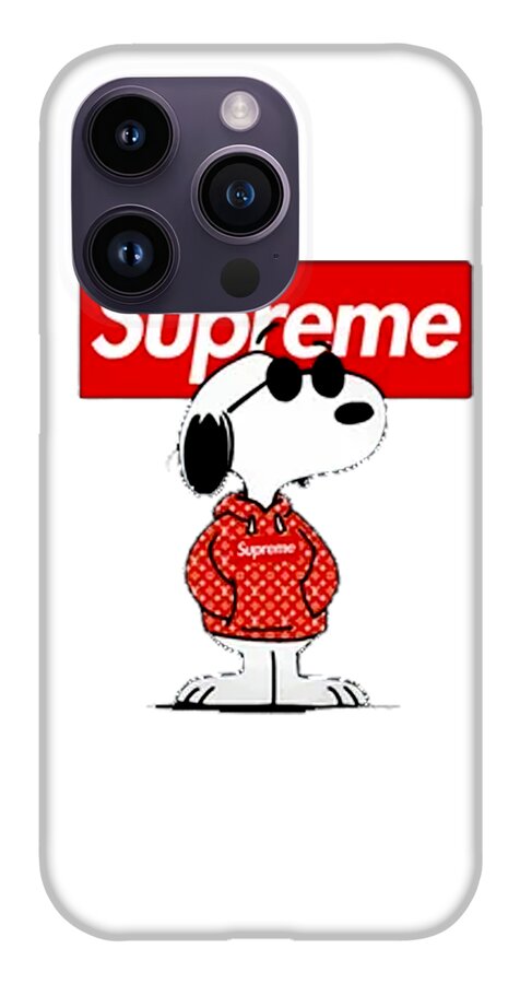 Snoopy Supreme iPhone 14 Pro Case by Gregory C Jackson - Pixels