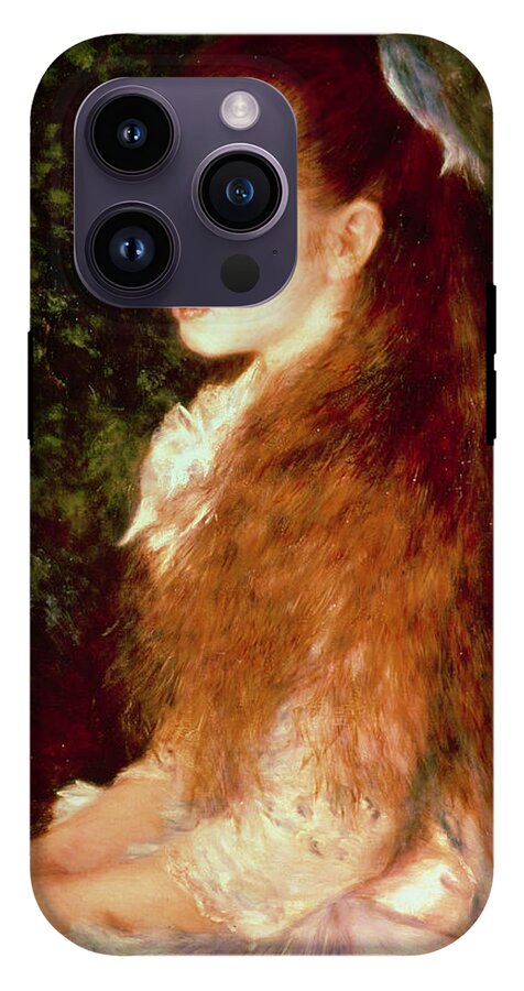 Portrait of Mademoiselle Irene Cahen d'Anvers iPhone 14 Pro Tough Case by  Pierre Auguste Renoir - Bridgeman Prints