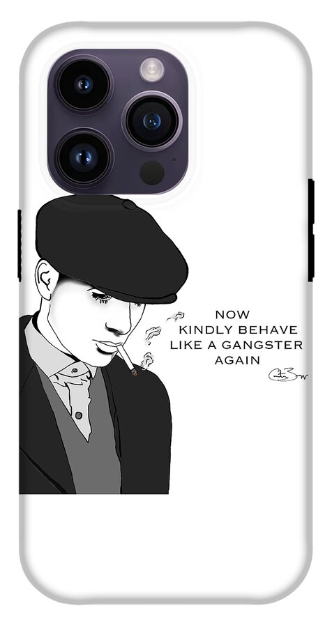 Peaky Blinders iPhone 14 Pro Tough Case by Courtney Briggs