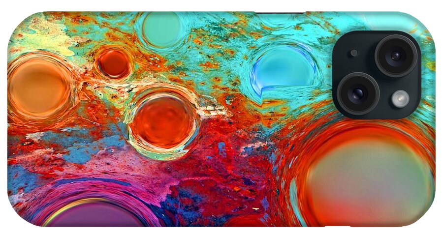 Abstract Art iPhone Case featuring the photograph A Little Rusty by Everette McMahan jr
