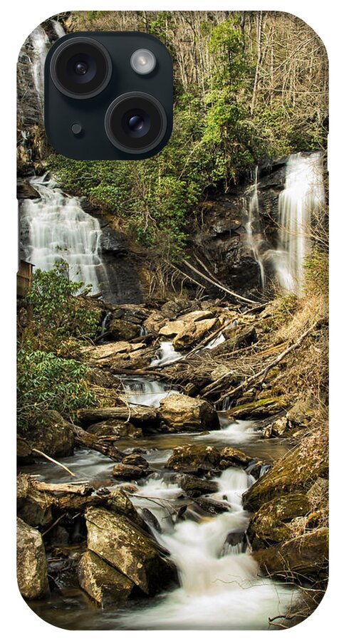 Amicola iPhone Case featuring the photograph Amacola Falls by Penny Lisowski