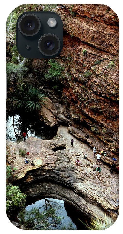 Australia iPhone Case featuring the photograph Australia - King's Canyon Oasis by Jacqueline M Lewis