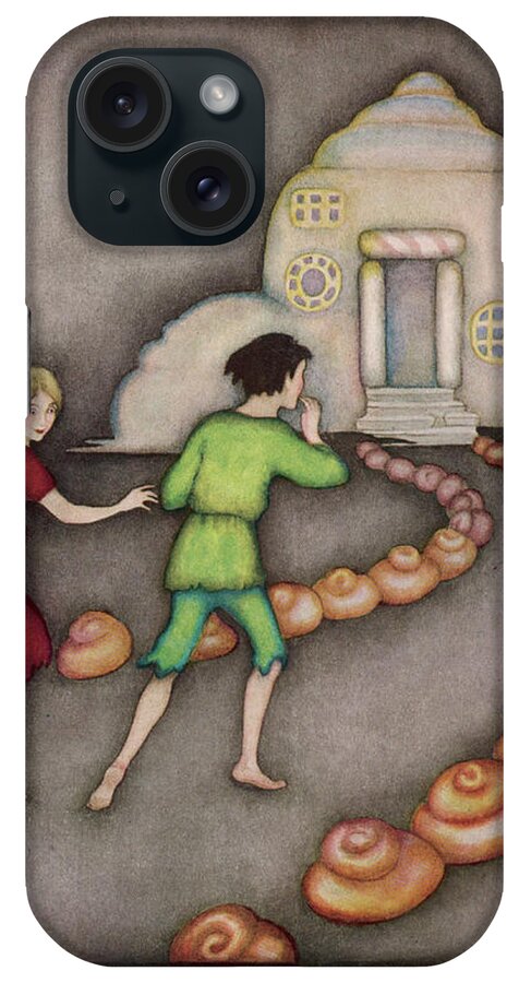 Hansel iPhone Case featuring the drawing Hansel And Gretel Follow The Path by Mary Evans Picture Library